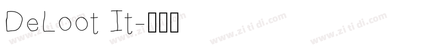 DeLoot It字体转换